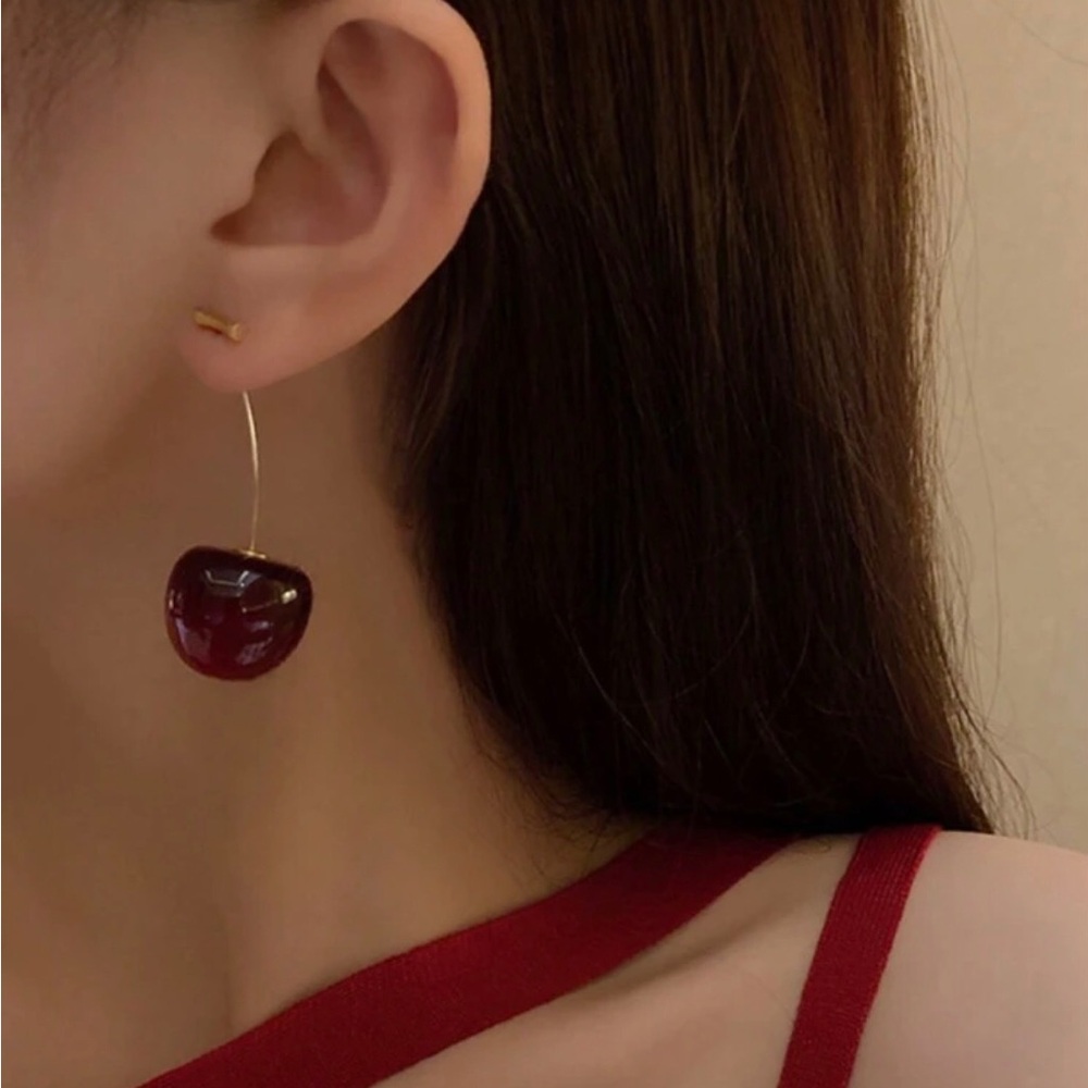 Cherries earrings new
